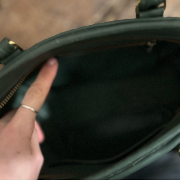 Coach Forest Green Leather Satchel (vintage) - Picture 3 of 5